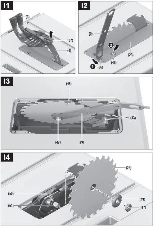 BOSCH GTS 635-216 Professional Heavy Duty Electric Table Saw-7