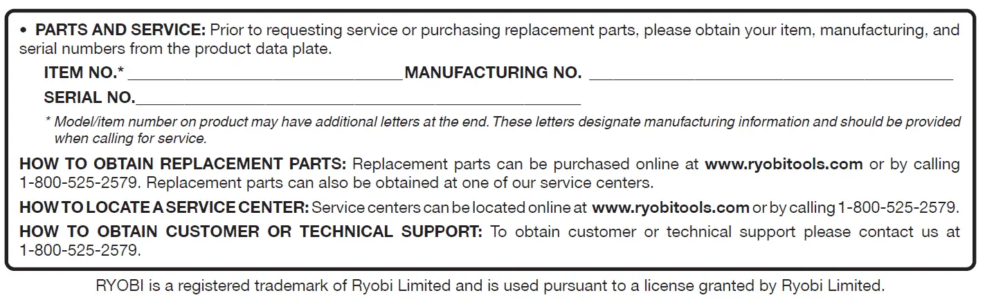 RYOBI P21013 18 Volt Axial Blower fig 1