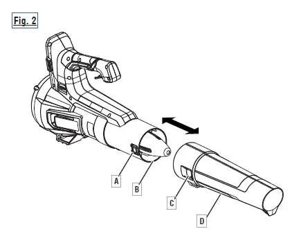 RYOBI P21013 18 Volt Axial Blower fig 3