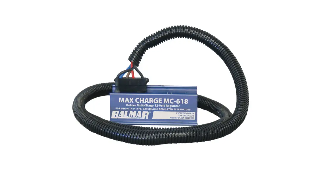 Balmar Mc-618 Alternator Regulator User Manual