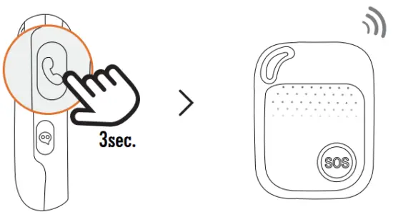 eevi SOS Personal Medical Alarm 4G with GPS Positioning - Making a Phone Call