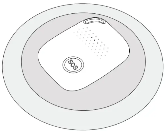 eevi SOS Personal Medical Alarm 4G with GPS Positioning - Wireless Charging