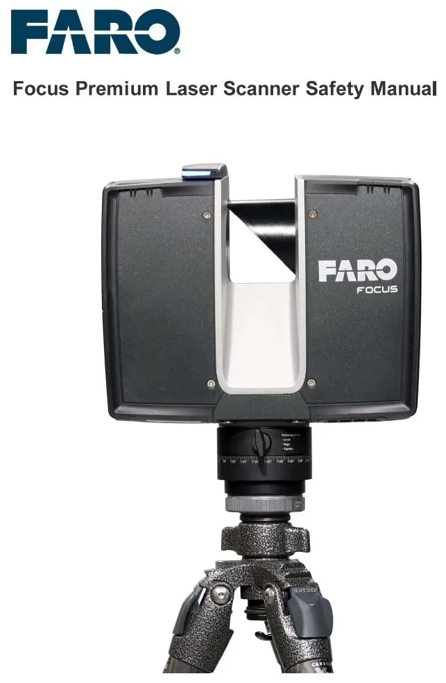 FARO LLS090 Focus Premium Laser Scanner User Manual