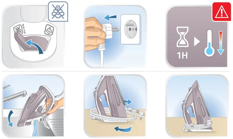 Tefal FV4964M0 Steam Iron Blue 2500 Watts-6