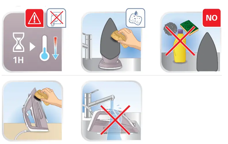 Tefal FV4964M0 Steam Iron Blue 2500 Watts-7