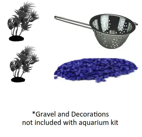 AQUARIUM Kit For Household Use Only Rinsing Grave
