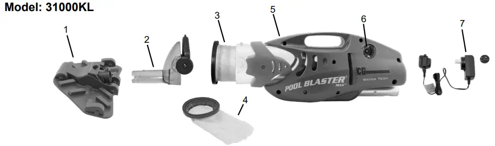 POOL BLASTER MAX Li CG Cordless Vacuum Cleaner - fig1