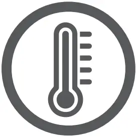Temperature ranges/humidity