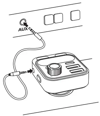 JOYROOM JR CL17 48W Car Wireless FM Transmitter - AUX connection 2