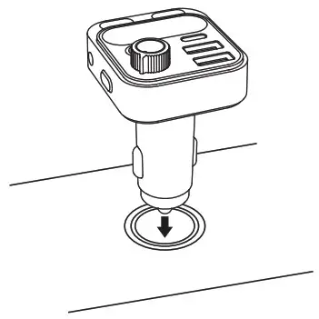 JOYROOM JR CL17 48W Car Wireless FM Transmitter - USB flash drive connection 1