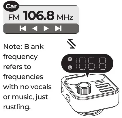 JOYROOM JR CL17 48W Car Wireless FM Transmitter - USB flash drive connection 3