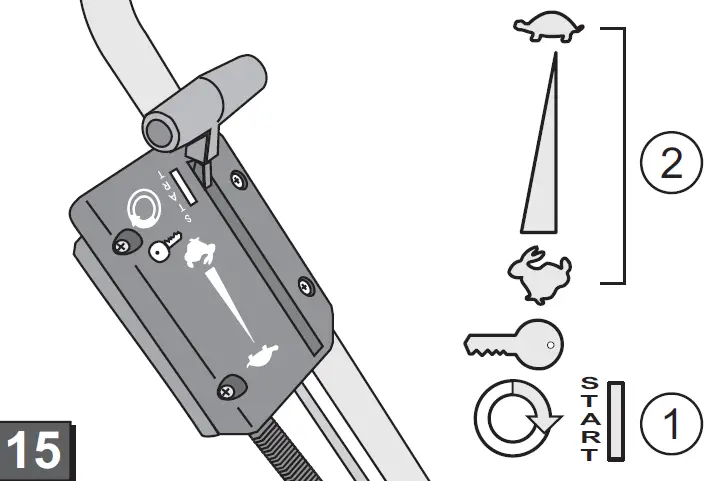 AL-KO SP-A Petrol Lawnmower 15