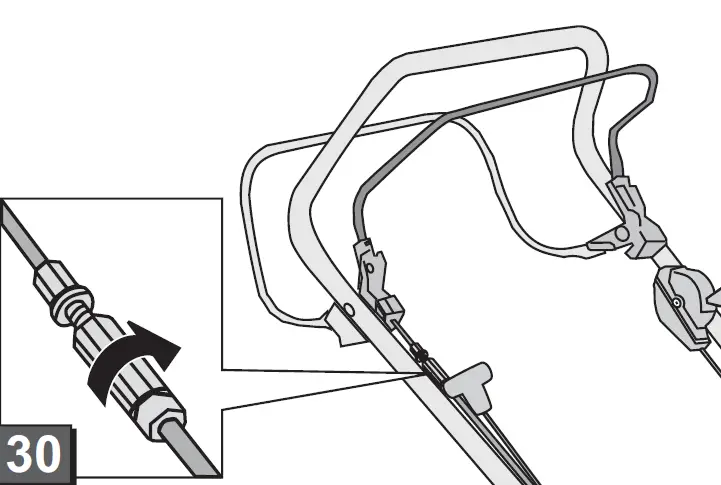 AL-KO SP-A Petrol Lawnmower 30
