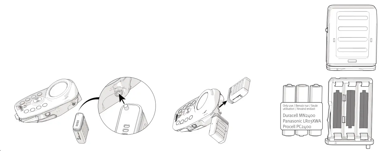 interspiro PAC Personal Alarm Control unit - Battery replacement