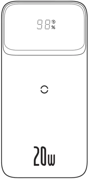 Baseus PPCX010005 20WE Magnetic Wireless Power Bank with Battery 10000mAh-PRODUCT