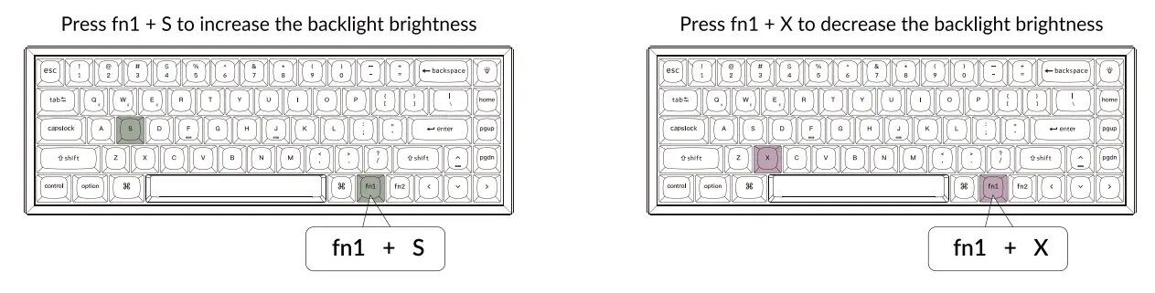 Keychron K6 Pro Bluetooth Mechanical Keyboard - Brightness