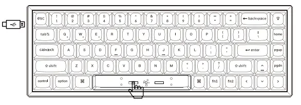 Keychron K6 Pro Bluetooth Mechanical Keyboard - Factory