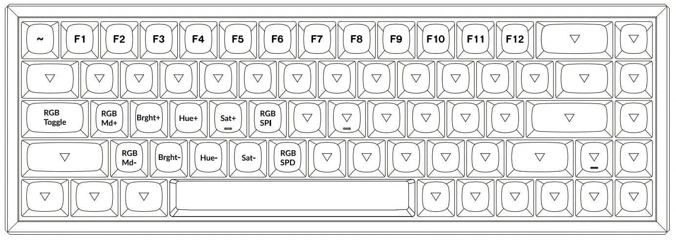 Keychron K6 Pro Bluetooth Mechanical Keyboard - LAYER 4