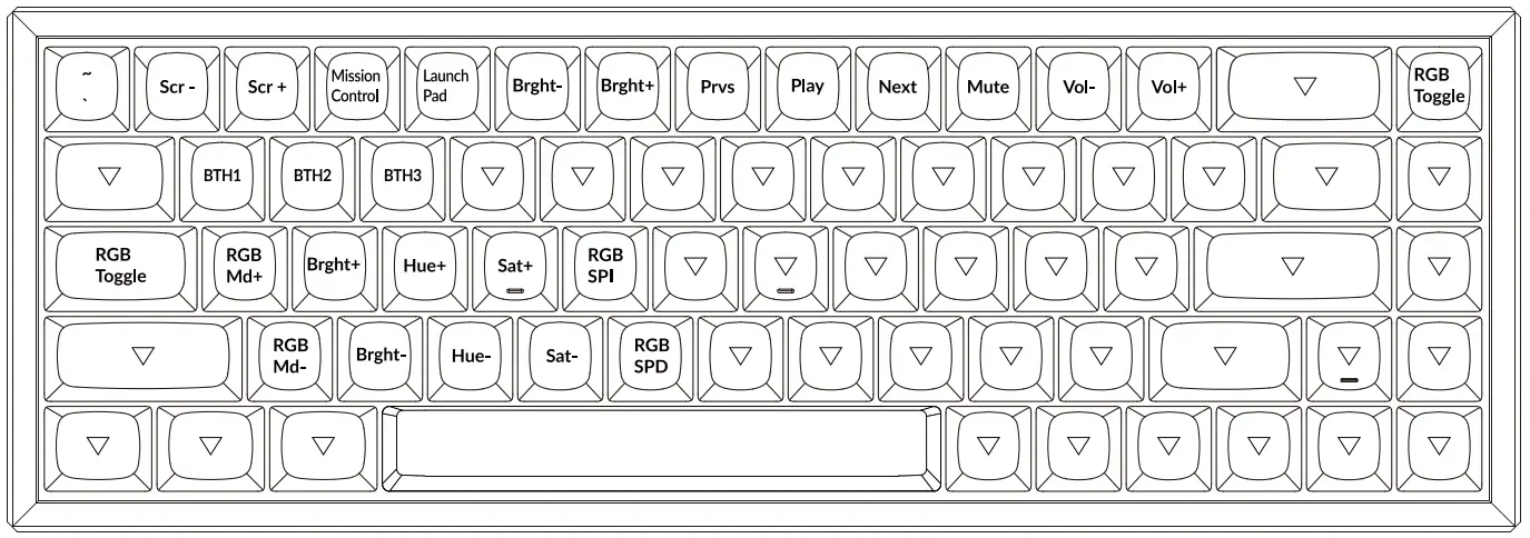Keychron K6 Pro Bluetooth Mechanical Keyboard - LAYER