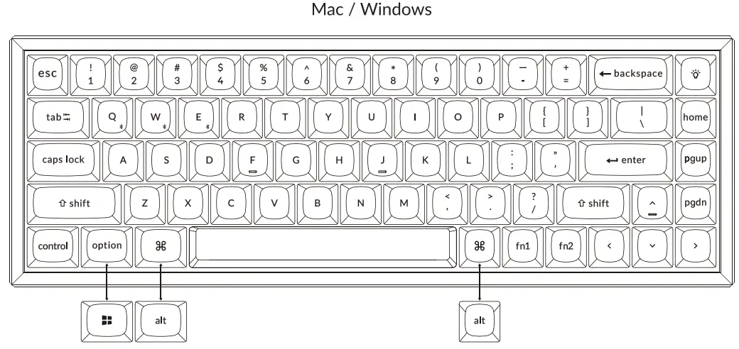 Keychron K6 Pro Bluetooth Mechanical Keyboard