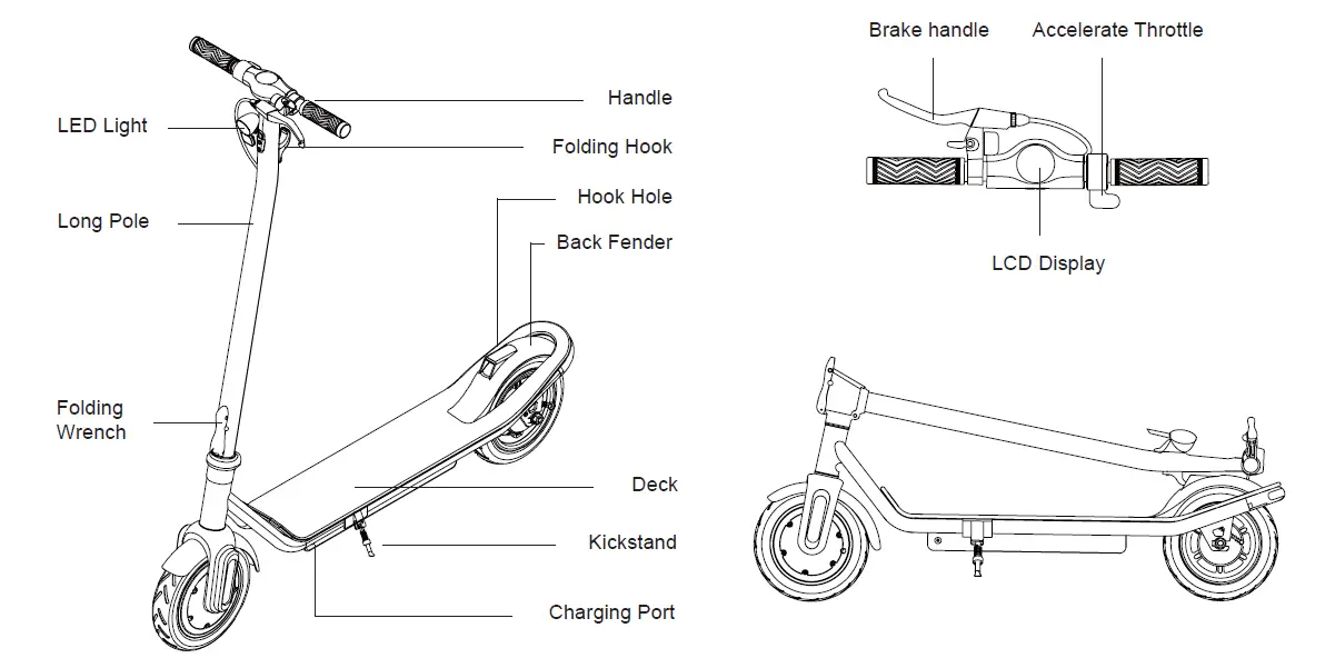 LEQISMART S11 ELECTRIC SCOOTER fig 1
