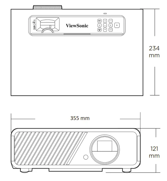 ViewSonic X1 QSG X series Smart LED Projector - Fig 6