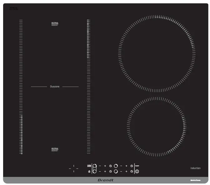 Brandt BPI164DUB Induction Cooktop 5