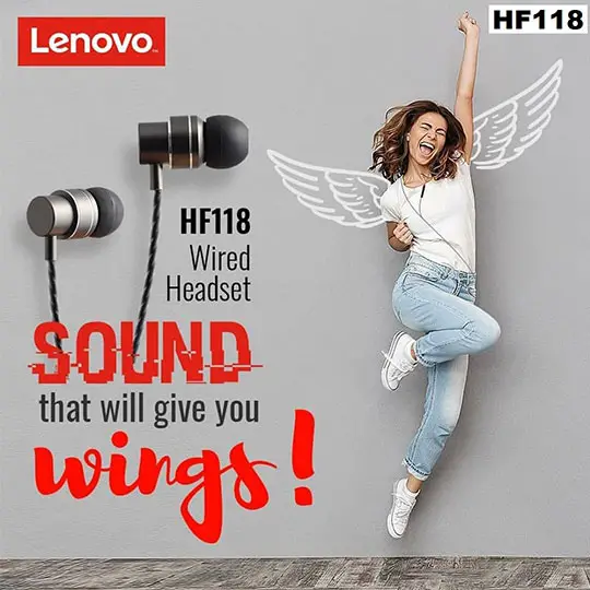 Lenovo Hf118 Metal Earphone User Manual