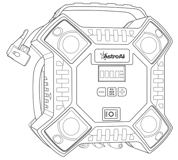 AstroAI JY6P160 12 Electric Pumps Portable Air Compressor Pump - fig8