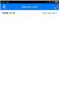Device List Interface