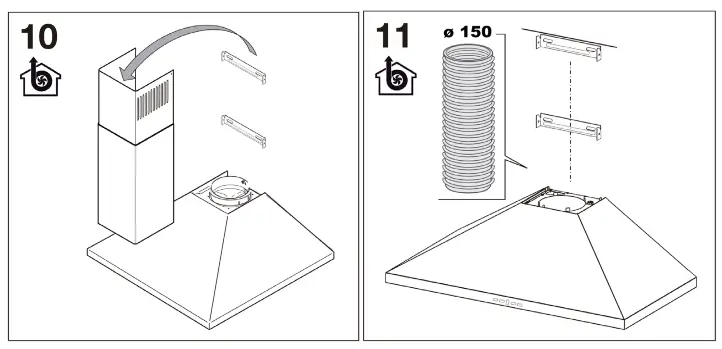 FORNO FRHWM5002-30 30 Inch Pyramid Range Hood - 19