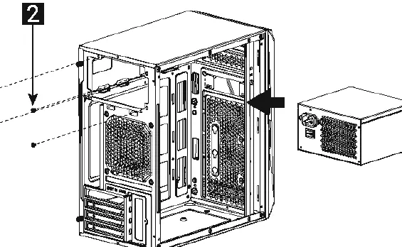 AeroCool CS-107 Mini Mid Tower Case 2