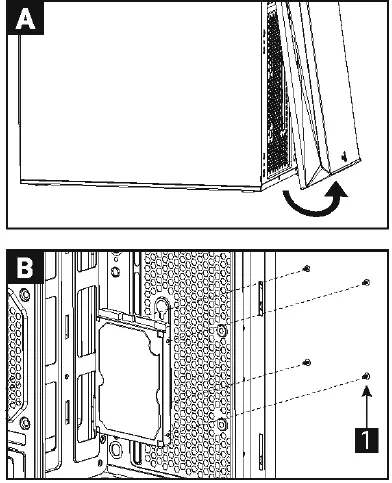 AeroCool CS-107 Mini Mid Tower Case 4