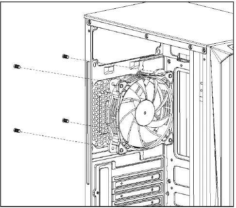 AeroCool CS-107 Mini Mid Tower Case 8