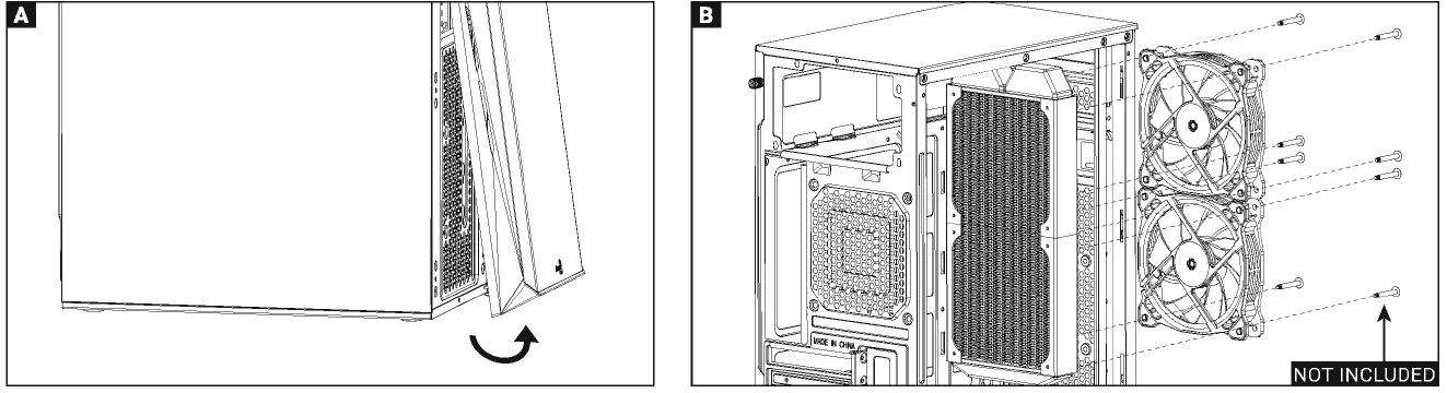 AeroCool CS-107 Mini Mid Tower Case 9