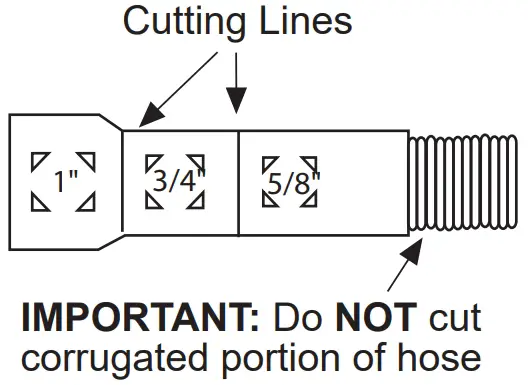 CONNECT DRAIN LINE