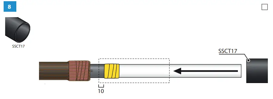 ENSTO HOT1.1204L Heat Shrink Outdoor Term - figer8