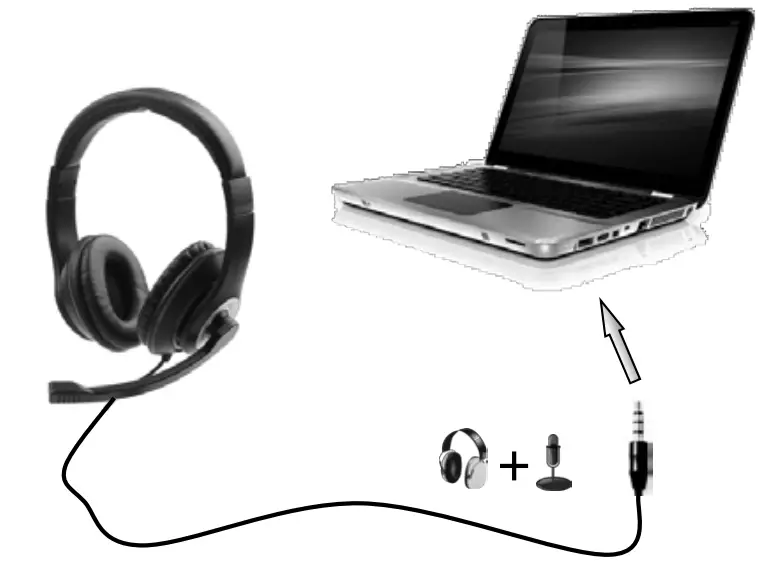 gembird MHS-03-BKRD Stereo Headset - Fig1