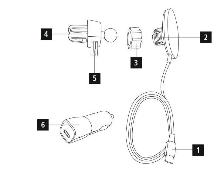 hama MagCharge Car FC15 Wireless Car Charger-FIG-1