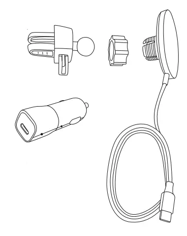 hama MagCharge Car FC15 Wireless Car Charger-PRODUCT