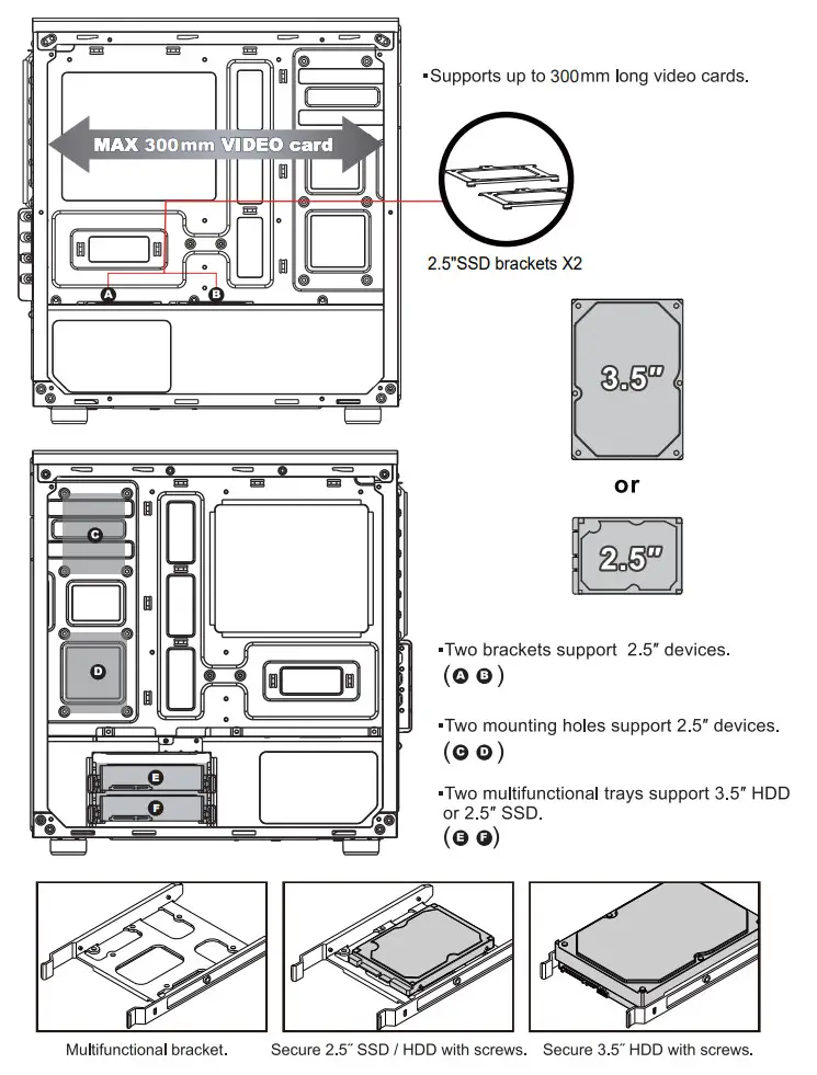 AZZA CSAZ-130 NOIR Micro-ATX Case - Figure 3