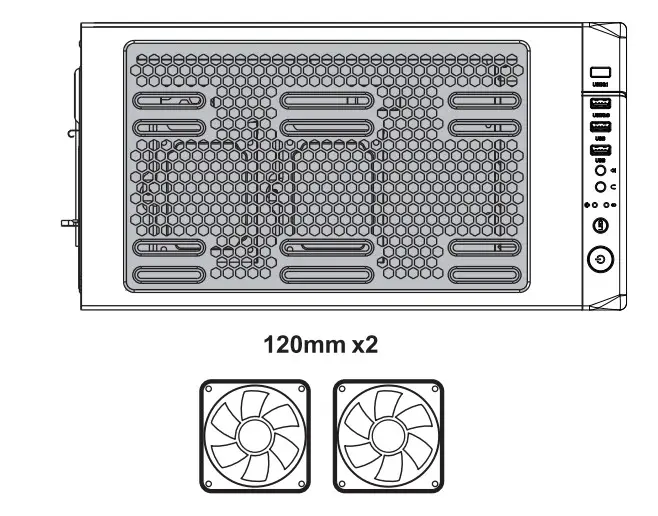 AZZA CSAZ-130 NOIR Micro-ATX Case - Figure 6