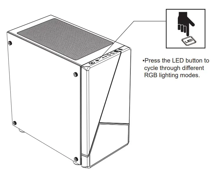 AZZA CSAZ-130 NOIR Micro-ATX Case - Figure 9