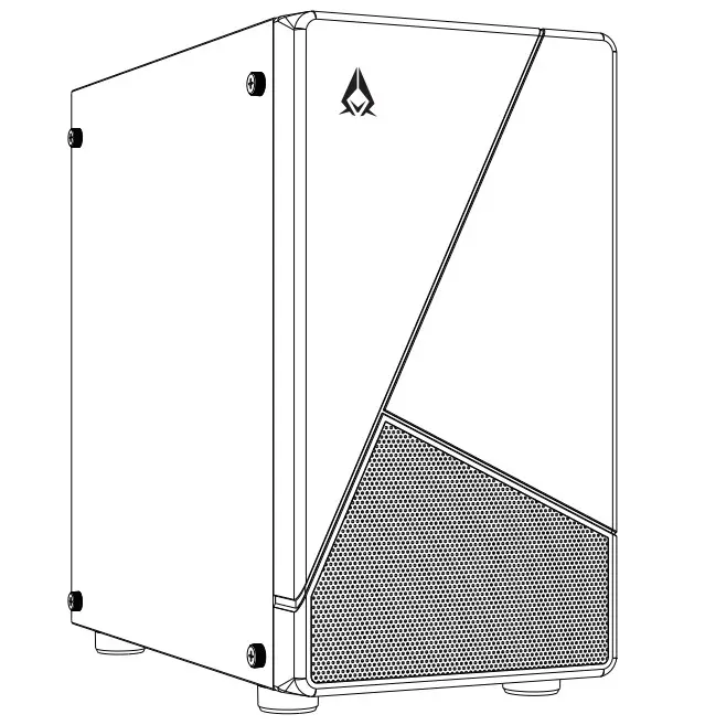 AZZA CSAZ-130 NOIR Micro-ATX Case