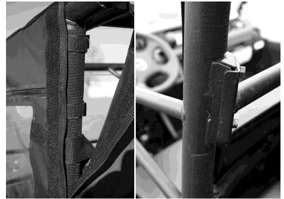 FALCON RIDGE KAW-PROFXT-FSDK01 Kawasaki Pro FXT Front Soft Door Kit - Figure 2