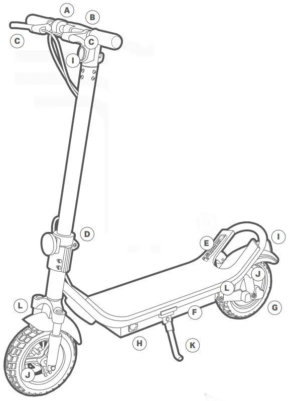 techtron Ultra 5000 Powerful Electric Scooter - Fig 1