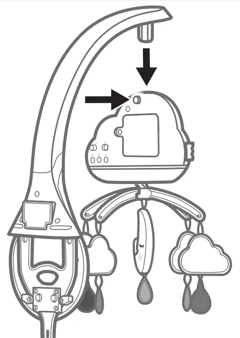 Fisher-Price GRP99 Calming Clouds Mobile Soother Crib Toy - Fig 12