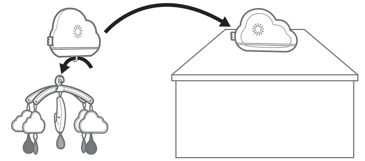 Fisher-Price GRP99 Calming Clouds Mobile Soother Crib Toy - Fig 13