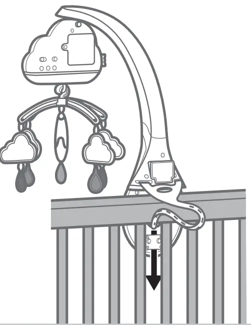 Fisher-Price GRP99 Calming Clouds Mobile Soother Crib Toy - Fig 7