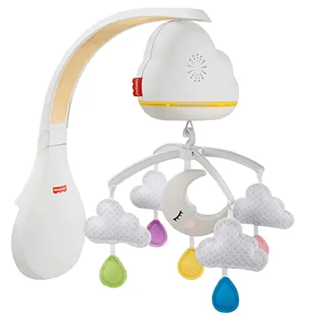 Fisher-Price GRP99 Calming Clouds Mobile Soother Crib Toy - sambol 6